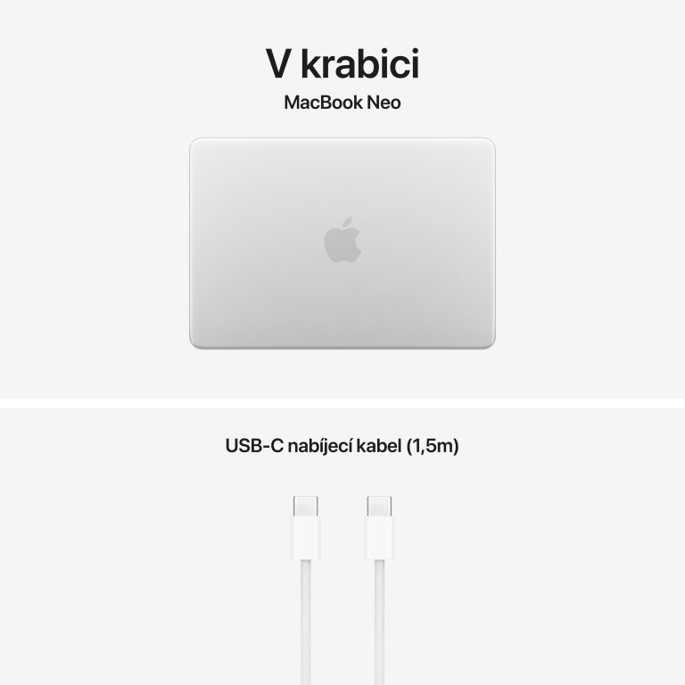 Apple MacBook Neo 13" A18 Pro 8 GB, 256 GB, strieborný