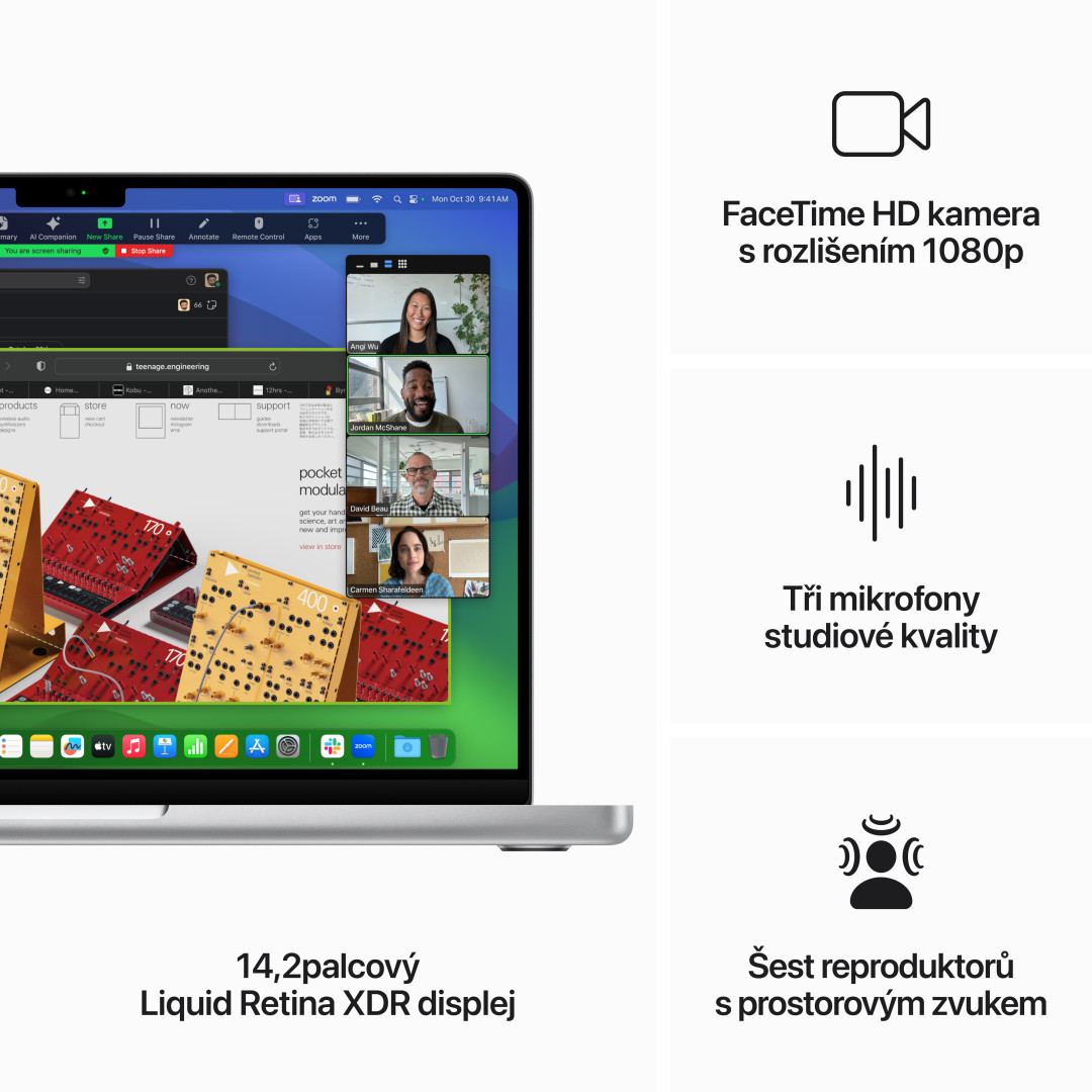 Apple MacBook Pro 14'' M3 CZ 2023 Silver (MR7J3CZ/A)