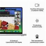 Apple MacBook Pro 14'' M3 Pro CZ 2023 Stříbrný (MRX73CZ/A)