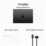 Apple MacBook Pro 14'' M3 Pro CZ 2023 Vesmírně černý (MRX33CZ/A)