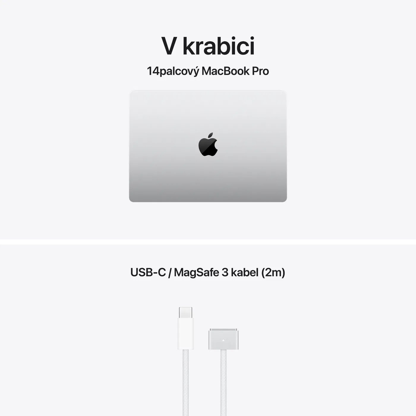 Apple MacBook Pro 14" M5 10core CPU, 10core GPU, 16GB, 1TB SSD, Stříbrná