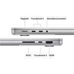 Apple MacBook Pro 14" M5 32 GB, 1 TB SSD, strieborný