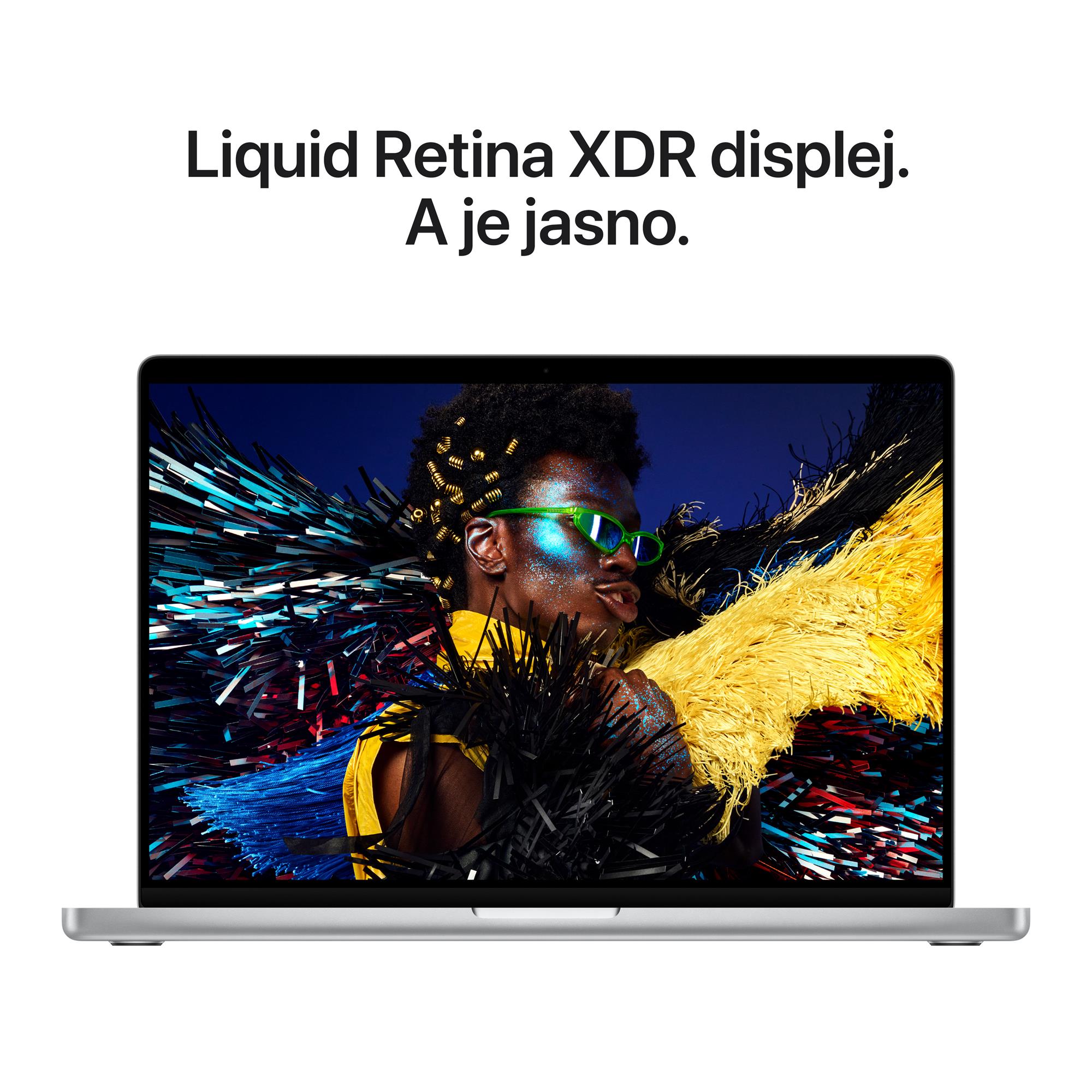 Apple MacBook Pro 16" M5 Max 36 GB, 2 TB SSD, strieborný
