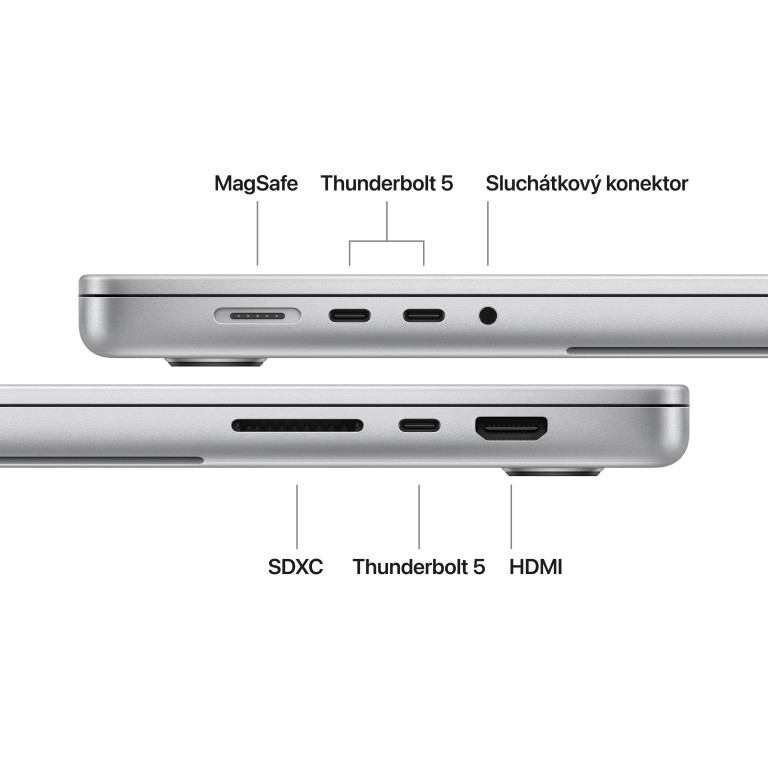 Apple MacBook Pro 16" M5 Max 48GB, 2TB SSD, stříbrná