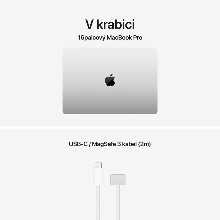 Apple MacBook Pro 16" M5 Pro 24 GB, 1 TB SSD, strieborný