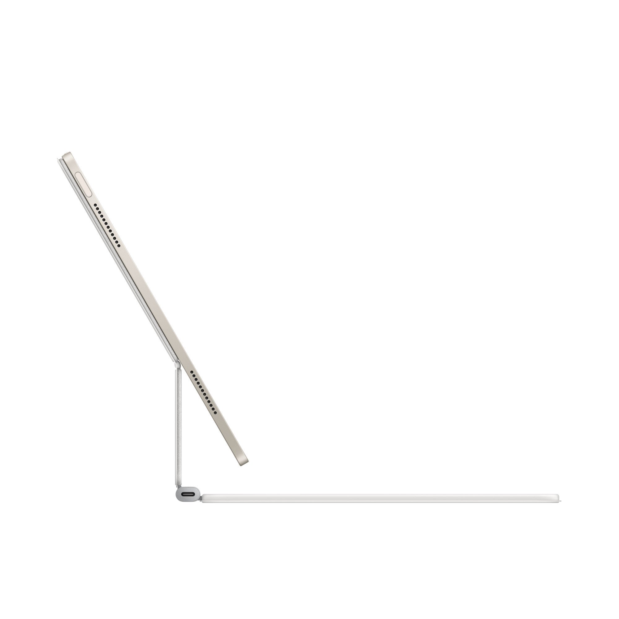 Apple Magic Keyboard pro iPad Air 13" (M3/M4) - CZ - bílá