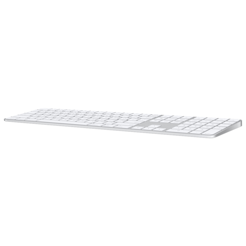 Apple Magic Keyboard s Touch ID a numerickou klávesnicou pre počítače Mac s čipom Apple - čeština - biele klávesy