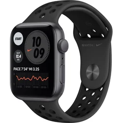 APPLE Watch Nike SE GPS, 40mm Space Grey Aluminium Case with Anthracite/Black Nike Šport Band - Regula mkq33hc/a
