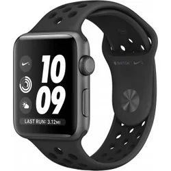 APPLE Watch Nike+ Series 3 GPS, 38mm Space Grey Aluminium Case with Anthracite/Black Nike Sport Band