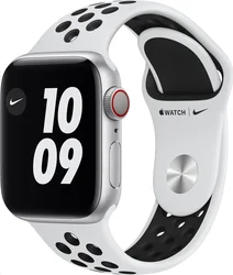 APPLE Watch Nike Series 6 GPS+Cellular,40mm Silver Aluminium Case with Pure Platinum/Black Nike Sport Band
