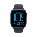 Apple Watch SE 3 GPS 40mm Midnight Aluminium Case with Navy Blue Sport Band - S/M