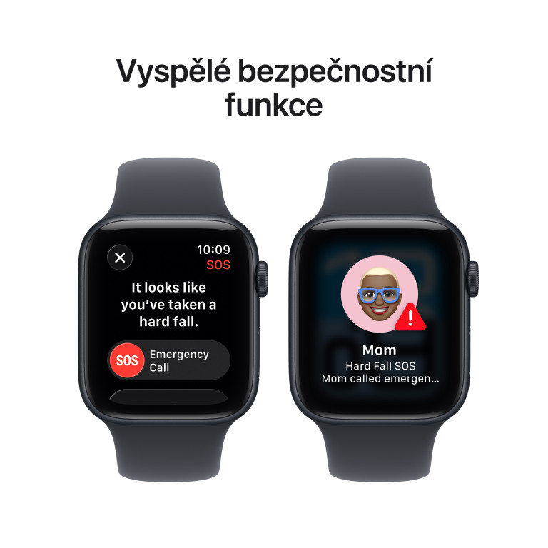 Apple Watch SE 3 GPS 44mm Midnight Sport Band - M/L