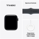 Apple Watch SE 3 GPS + Cellular 44 mm, puzdro v farbe Midnight Aluminium s modrým športovým remienkom – S/M