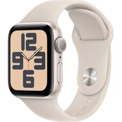 Apple Watch SE 40 mm Star White Aluminium s bielym športovým remienkom - M/L