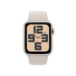 Apple Watch SE 40 mm Star White Aluminium s bielym športovým remienkom - S/M