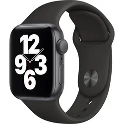 APPLE Watch SE 40mm Space Gray Aluminium Case with Black Sport Band - Regular MYDP2HC/A - Hodinky