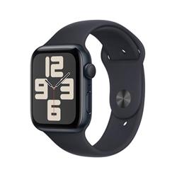 Apple Watch SE 44mm Temně inkoustový hliník s temně inkoustovým sportovním řemínkem - M/L