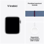 Apple Watch SE Cellular 40 mm Strieborný hliník s ľadovo modrým športovým remienkom