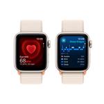 Apple Watch SE Cellular 40mm Hvězdně bílý hliník s hvězdně bílým provlékacím sportovním řemínkem
