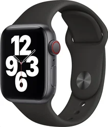 APPLE Watch SE GPS+Cellular,40mm Space Gray Aluminium Case with Black Sport Band
