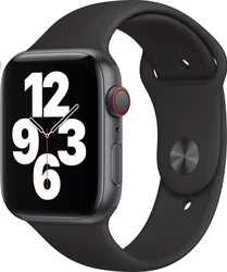 APPLE Watch SE GPS+Cellular,44mm Space Gray Aluminium Case with Black Sport Band