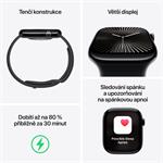 Apple Watch Series 10 GPS 46mm Jet Black Aluminium Case with Ink Sport Loop (MWWR3QC/A)