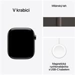 Apple Watch Series 10 GPS + Cellular 42mm bridlicové titánové puzdro s bridlicovou milánskou slučkou (MX053QC/A)