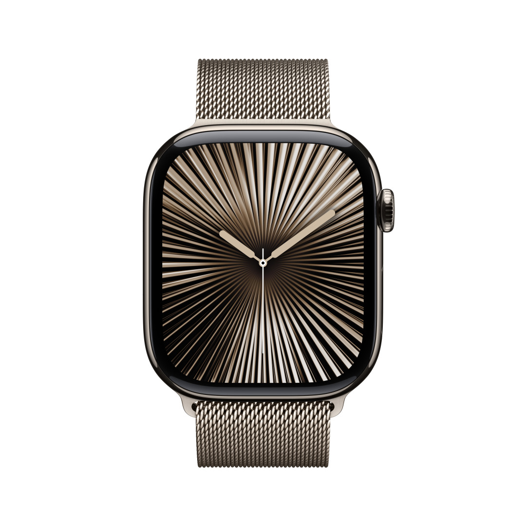 Apple Watch Series 10 GPS + Cellular 42mm Natural Milanese Loop