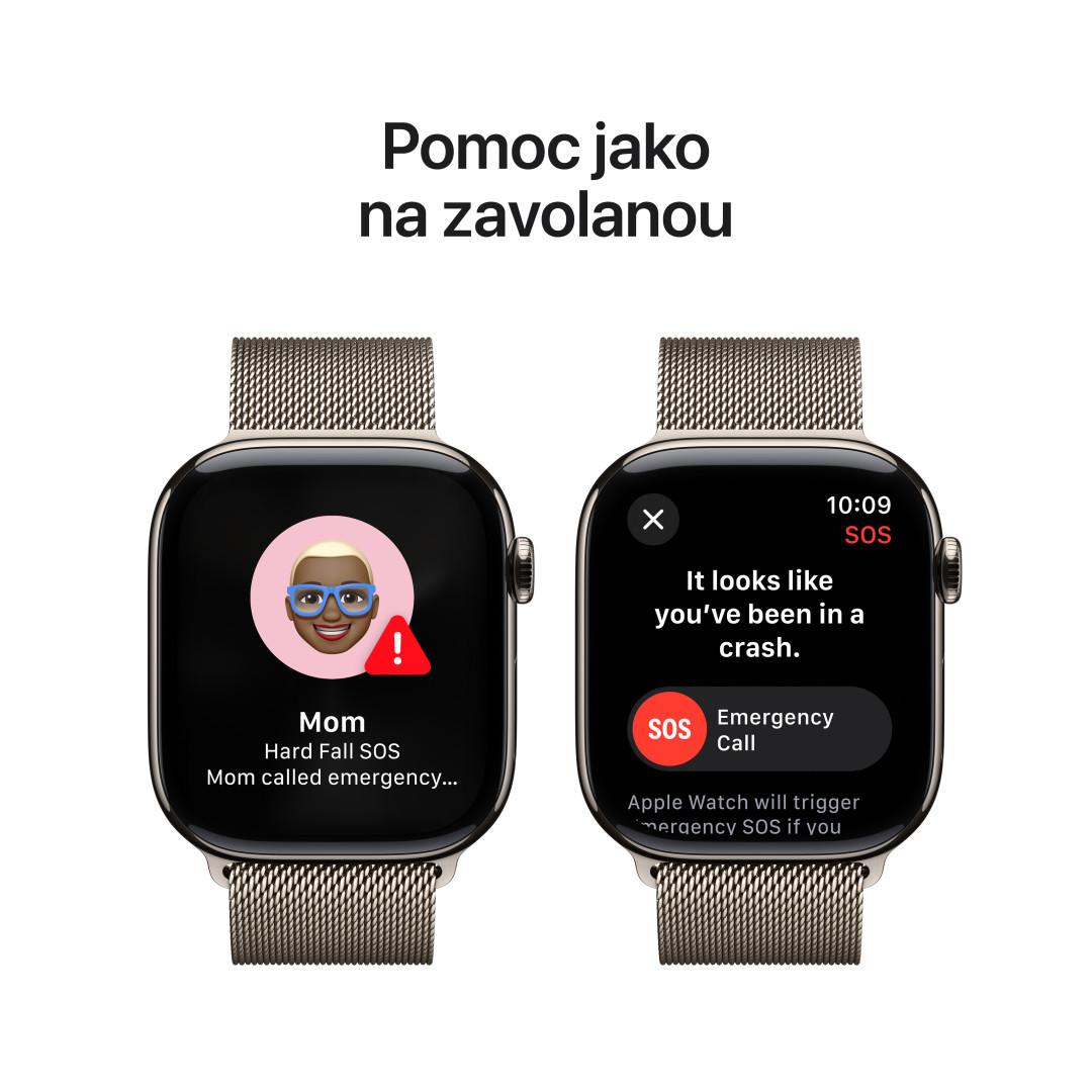 Apple Watch Series 10 GPS + Cellular 42mm Natural Milanese Loop