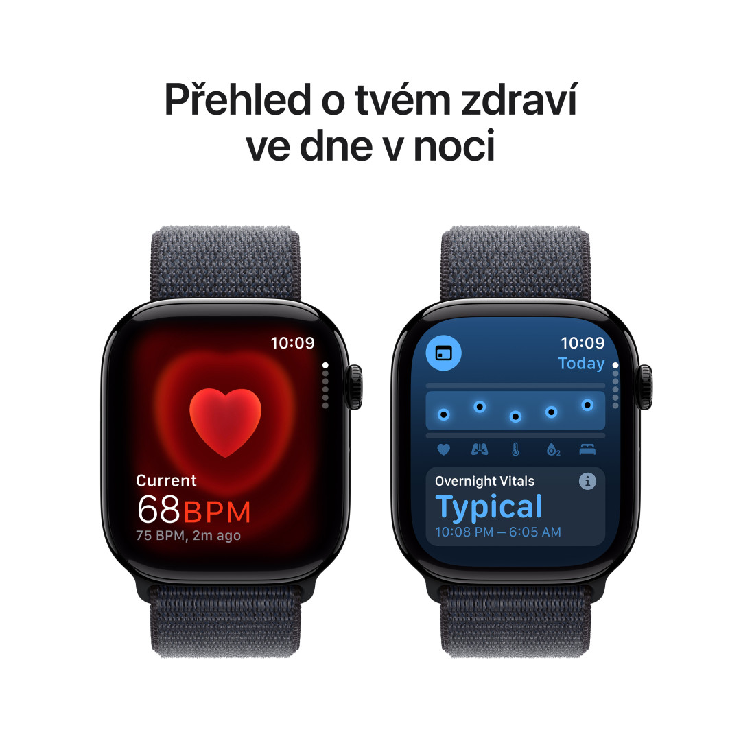 Apple Watch Series 10 GPS + Cellular 46mm Black Aluminium Sport