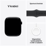 Apple Watch Series 10 GPS + Cellular 46mm Jet Black Aluminium Case with Black Sport Band - S/M (MWY33QC/A)