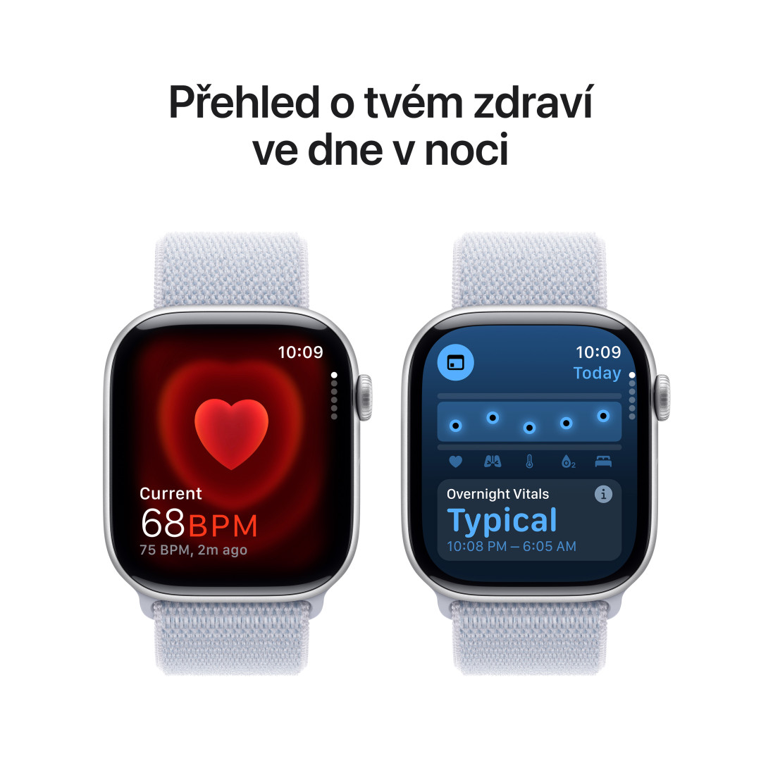 Apple Watch Series 10 GPS + Cellular 46mm Silver Aluminium (MWY23QC/A)