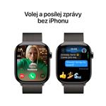 Apple Watch Series 10 GPS + Cellular 46mm Slate Titanium Case with Slate Milanese Loop - M/L (MWYW3QC/A)