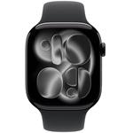 Apple Watch Series 11 GPS 42mm Aluminium Case Black Sport Band - M/L