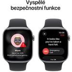 Apple Watch Series 11 GPS 42mm Aluminium Case Black Sport Band - M/L