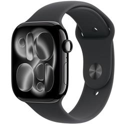 Apple Watch Series 11 GPS 42mm Black Aluminium, Black Sport Band - S/M