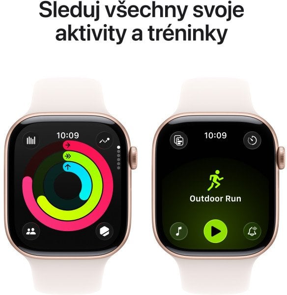 Apple Watch Series 11 GPS 42mm Rose Gold Light Blush Sport Band - S/M