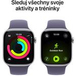 Apple Watch Series 11 GPS 46mm Aluminium Case Purple Fog Sport Band - S/M