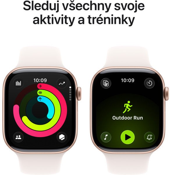 Apple Watch Series 11 GPS + Cellular 46 mm ružovo zlaté, športový remienok - M/L