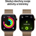 Apple Watch Series 11 GPS + Cellular 46mm Gold Titanium + Milanese Loop - M/L