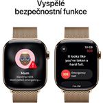 Apple Watch Series 11 GPS + Cellular 46mm Gold Titanium + Milanese Loop - M/L