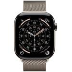 Apple Watch Series 11 GPS + Cellular 46mm puzdro z prírodného titánu s prírodnou milánskou slučkou - M/L