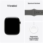 Apple Watch Series 11 GPS + Cellular 46mm Titanium + Grey Sport Band - S/M