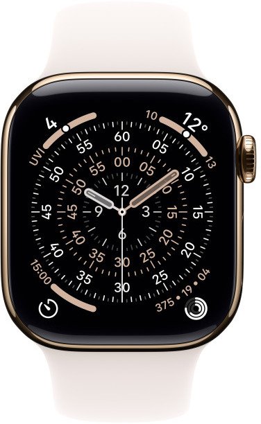 Apple Watch Series 11 GPS + Cellular 46mm zlatý titánový + športový remienok - M/L