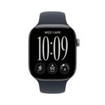 Apple Watch Series 12 GPS 42mm Space Grey Aluminium Case with Navy Blue Sport Band - S/M