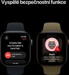 Apple Watch Series 12 GPS 46mm Space Grey Aluminium Case with Navy Blue Sport Band - M/L