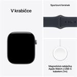 Apple Watch Series 12 GPS + Cellular 42 mm, hliníkové puzdro v farbe Space Grey s modrým športovým remienkom – S/M