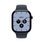 Apple Watch Series 12 GPS + Cellular 42mm Night Blue Ceramic Case with Navy Blue Sport Band - M/L