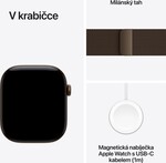 Apple Watch Series 12 GPS + Cellular 46mm Dark Bronze Aluminium Case with Dark Bronze Milanese Loop - M/L
