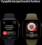 Apple Watch Series 12 GPS + Cellular 46mm Natural Titanium Case with Navy Blue Sport Band - M/L